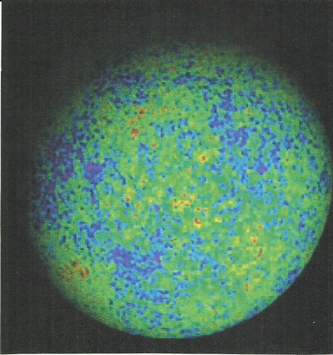 The Cosmic Microwave Background Radiation Sphere 13.8 billion light years from Earth in every direction.